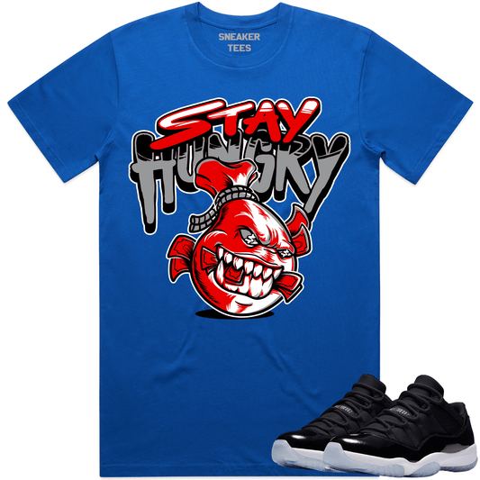Space Jam 11s Shirt - Jordan 11 Low Space Jam Shirts - Red Stay Hungry