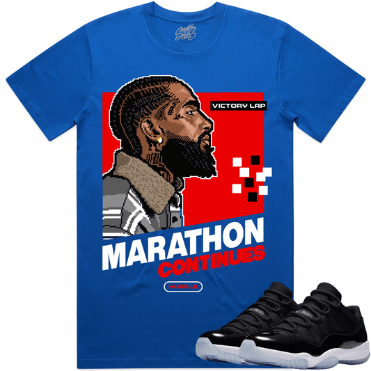 Space Jam 11s Shirt - Jordan 11 Low Space Jam Shirts - Victory