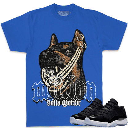 Space Jam 11s Shirt - Jordan Retro 11 Low Sneaker Tees - Doberman