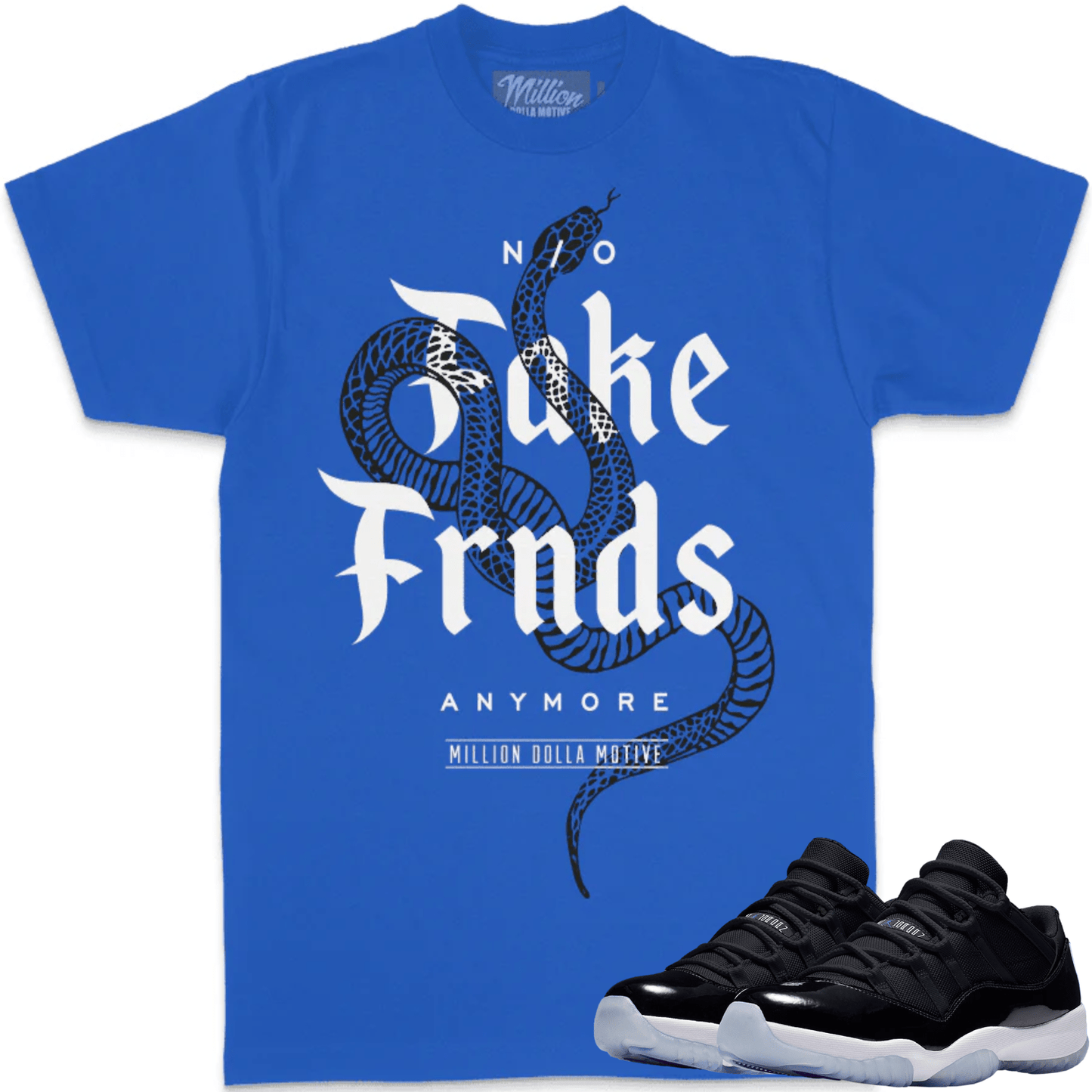 Space Jam 11s Shirt - Jordan Retro 11 Low Sneaker Tees - Fake Friends