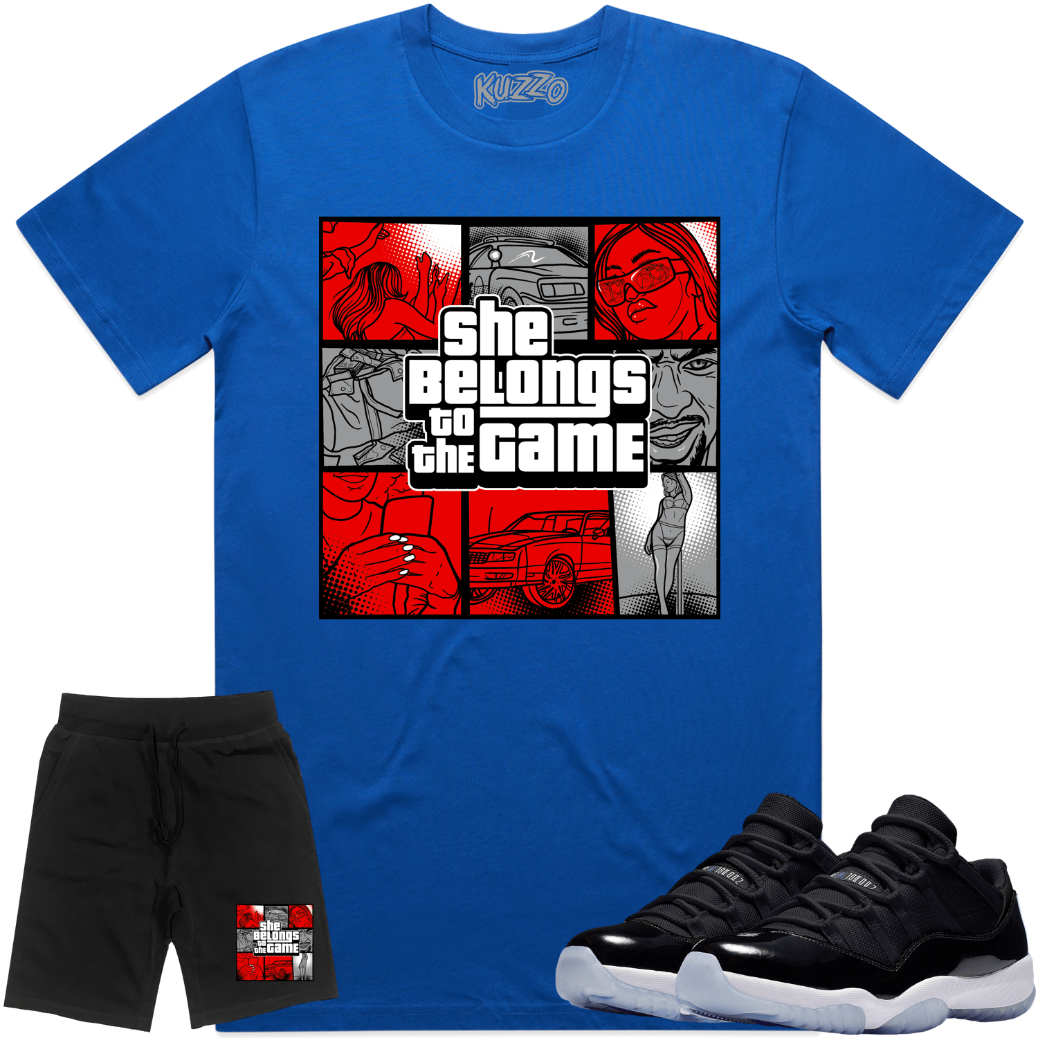 Space Jam 11s Sneaker Outfits - Jordan 11 Space Jam Clothing - Game