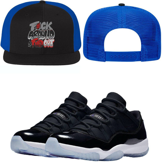 Space Jam 11s Trucker Hat - Jordan 11 Low Space Jam Hats - F#ck