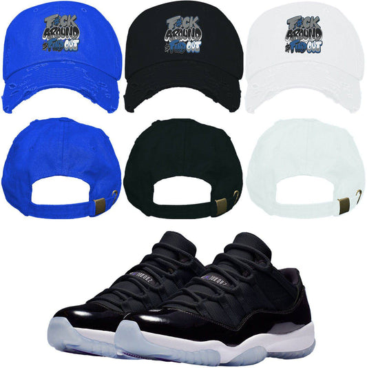 Space Jam Low 11s Dad Hat - Jordan 11 Low Space Jam Hats - F#ck