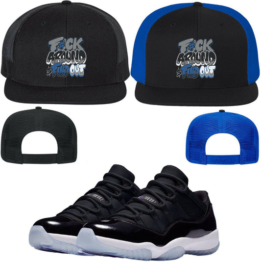 Space Jam Low 11s Trucker Hats - Space Jam F#ck