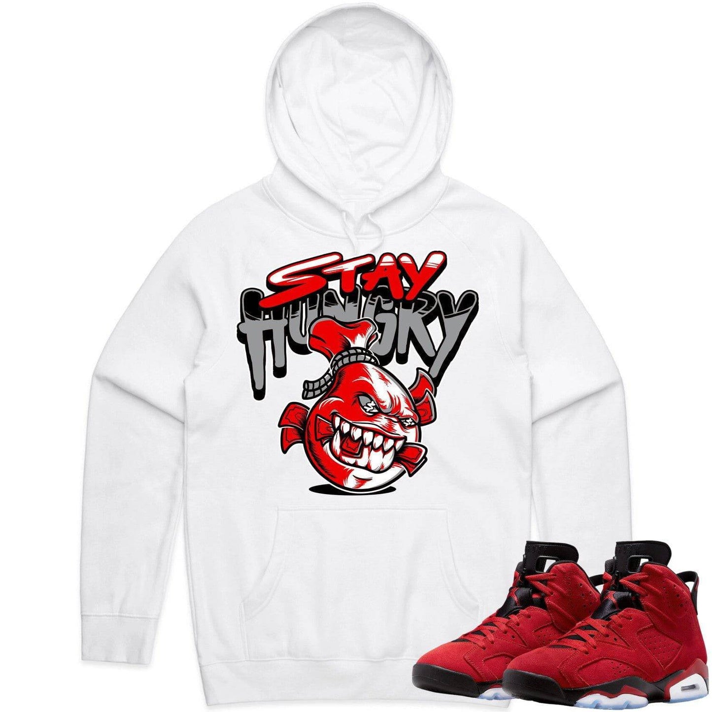 Toro Bravo 6s Hoodie - Jordan Retro 6 Toro Bravo Hoodie - Stay Hungry