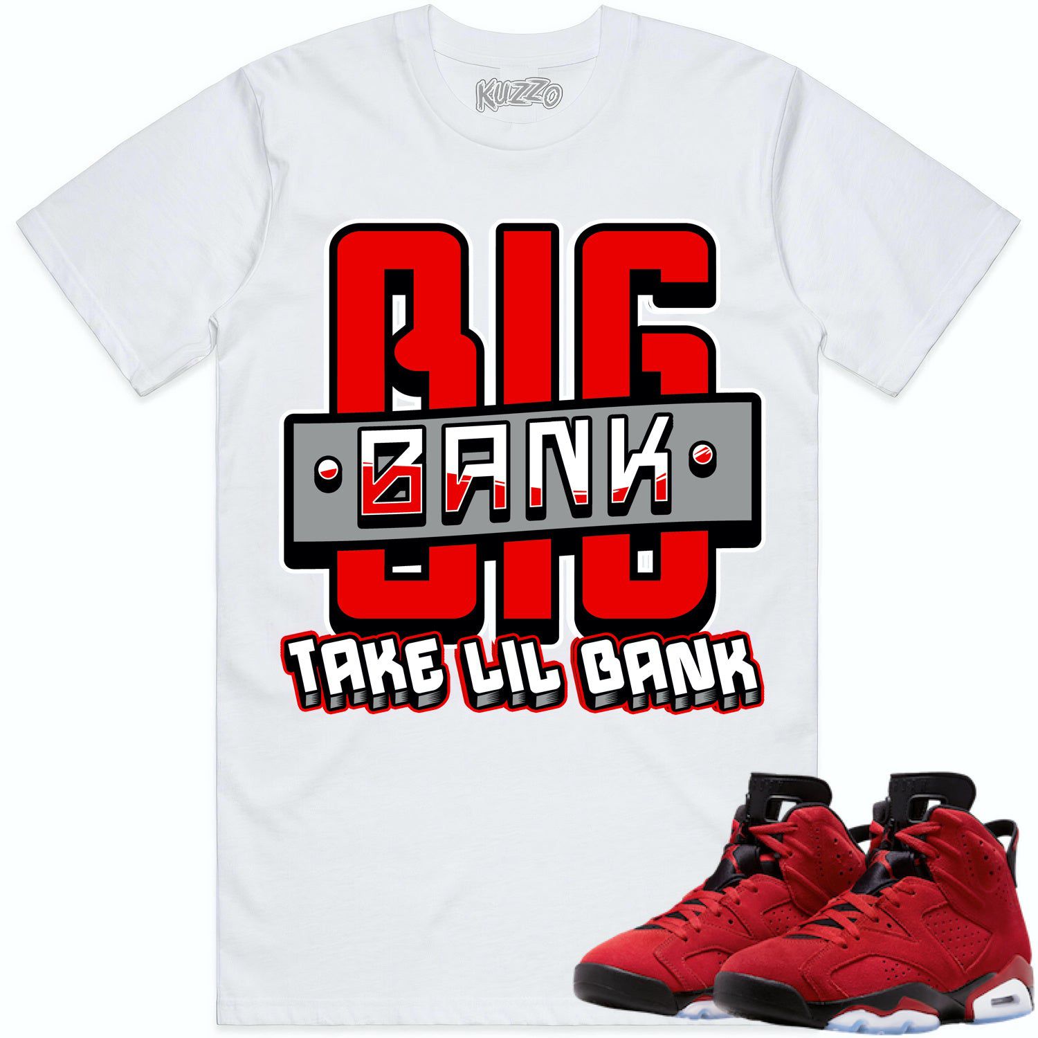 Toro Bravo 6s Shirt - Jordan Retro 6 Toro Bravo Shirts - Red Big Bank