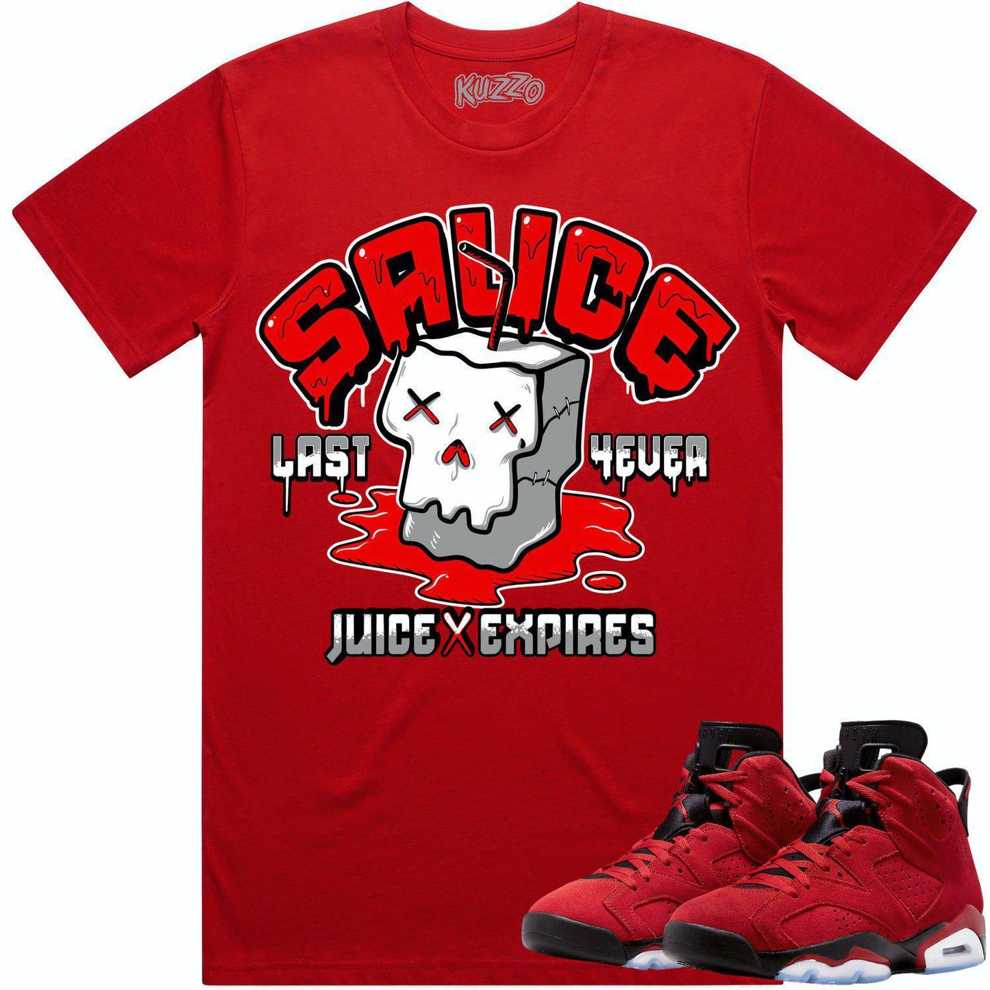 Toro Bravo 6s Shirt - Jordan Retro 6 Toro Bravo Shirts - Red Sauce