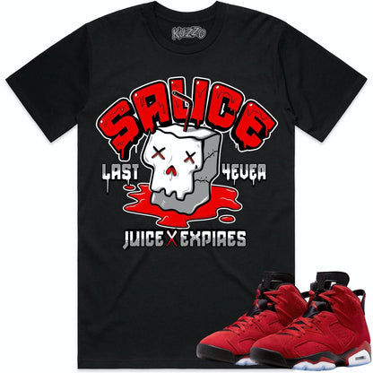 Toro Bravo 6s Shirt - Jordan Retro 6 Toro Bravo Shirts - Red Sauce