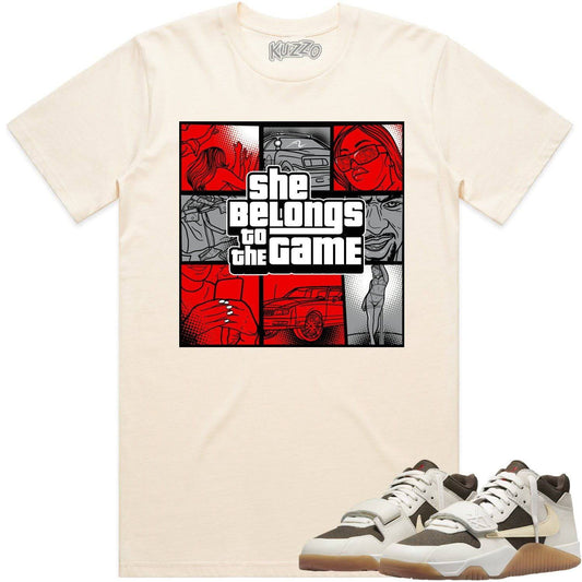 Travis Scott x Jordan Jumpman Jack Sail Shirt to Match - Belongs to the Game