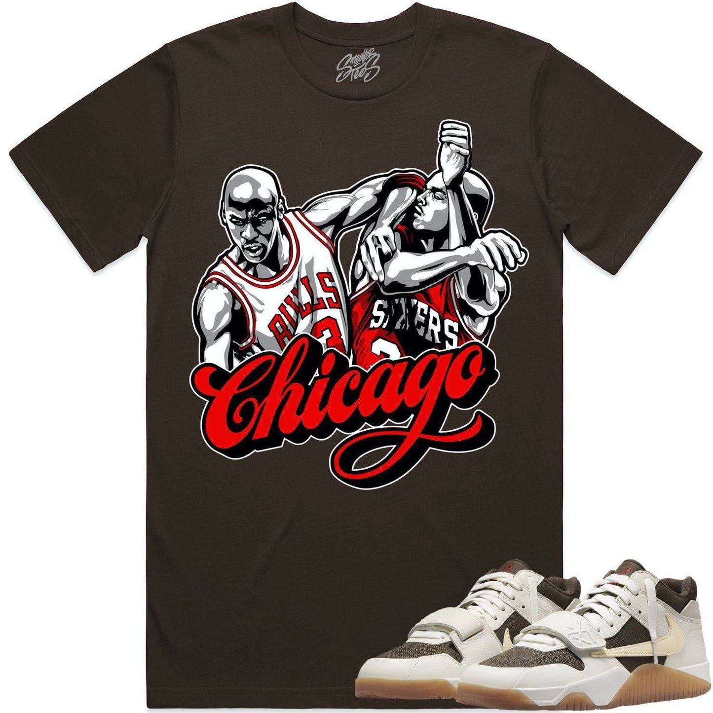 Travis Scott x Jordan Jumpman Jack Sail Shirt to Match - Chicago