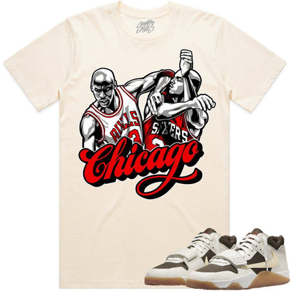 Travis Scott x Jordan Jumpman Jack Sail Shirt to Match - Chicago