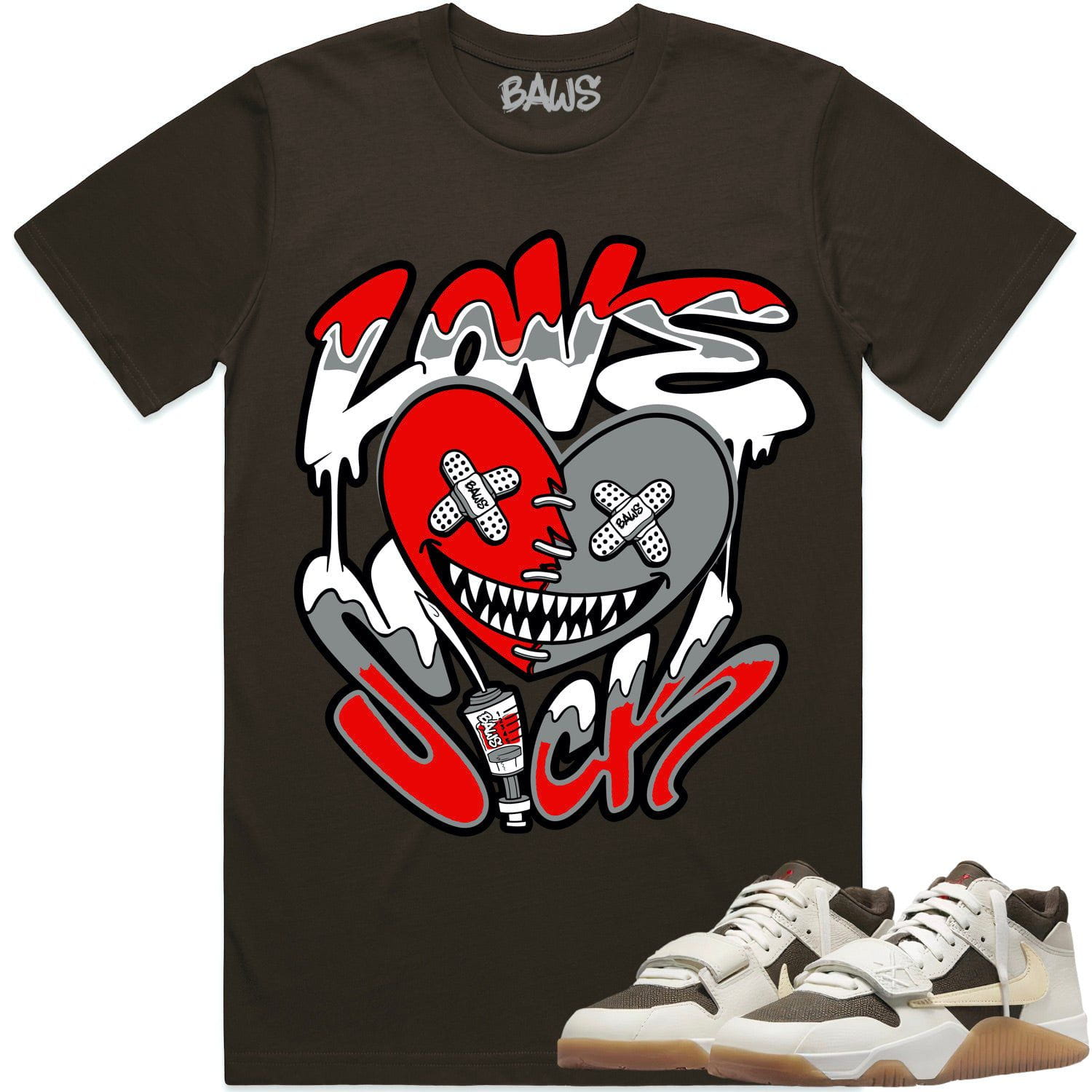 Travis Scott x Jordan Jumpman Jack Sail Shirt to Match - Love Sick