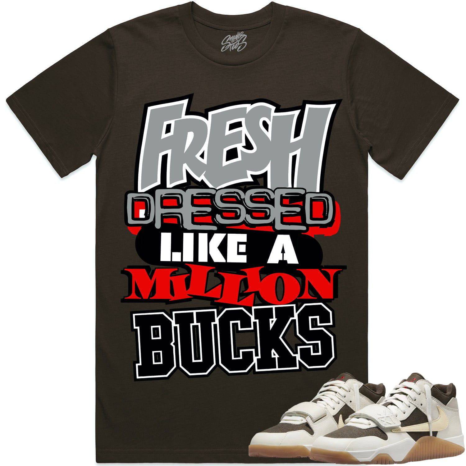 Travis Scott x Jordan Jumpman Jack Sail Shirt to Match - Million Bucks