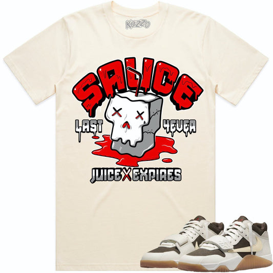 Travis Scott x Jordan Jumpman Jack Sail Shirt to Match - Sauce