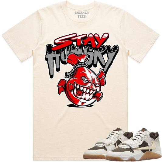 Travis Scott x Jordan Jumpman Jack Sail Shirt to Match - Stay Hungry