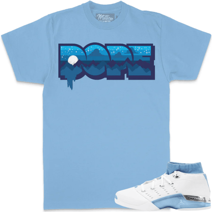 University Blue 17s Shirts - Jordan 17 Low Sneaker Tees - Dope Sky