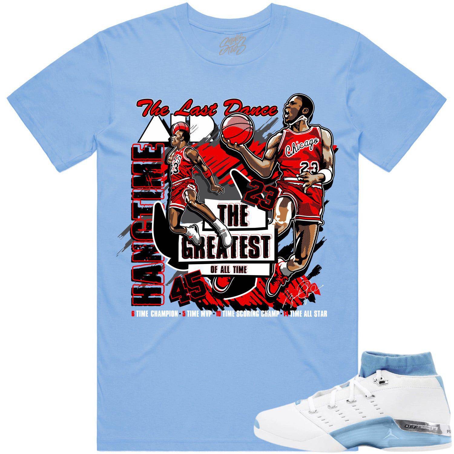 University Blue 17s Shirts - Jordan Retro 17 Low Shirts - Hangtime