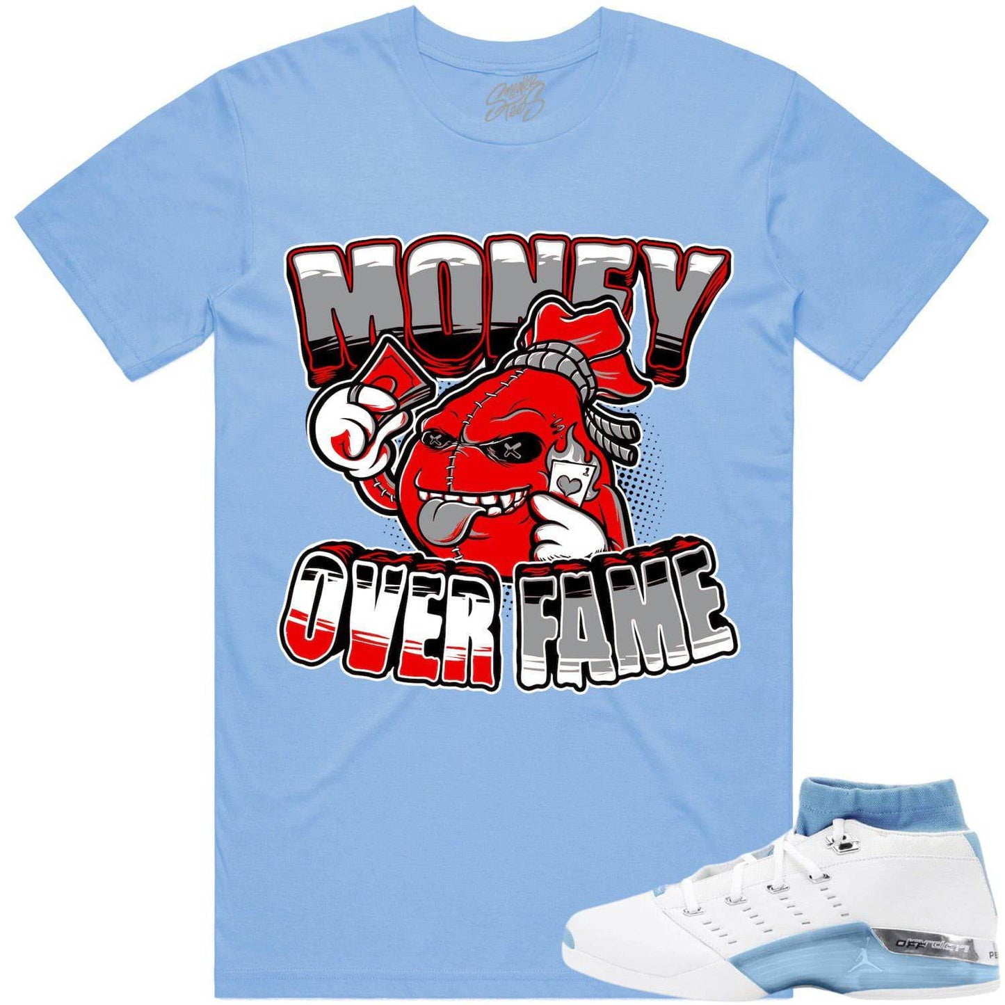 University Blue 17s Shirts - Jordan Retro 17 Low Shirts - MOF