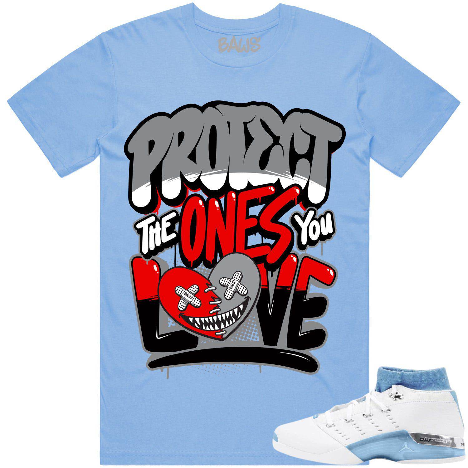 University Blue 17s Shirts - Jordan Retro 17 Low Shirts - PTOYL