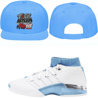 University Blue 17s Snapback Hat - F#ck