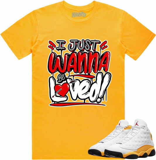 University Gold 13s Shirt - Jordan Retro 13 Sneaker Tees - Loved