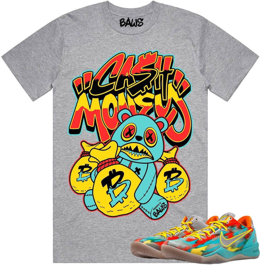 Venice 8s Shirts - Kobe 8 Venice Sneaker Tees - Cash Money