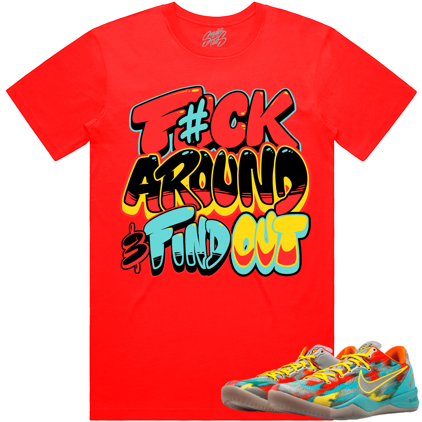 Venice 8s Shirts- Kobe 8 Venice Sneaker Tees - F#CK