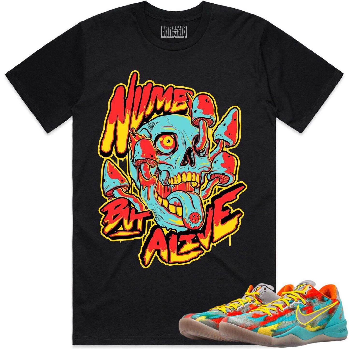 Venice 8s Shirts- Kobe 8 Venice Sneaker Tees - Numb but Alive