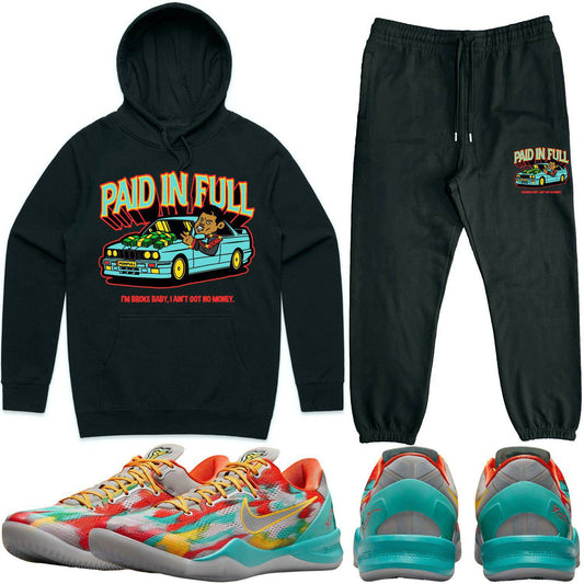 Venice 8s Sneaker Outfits - Hoodie and Jogger Set - Paid