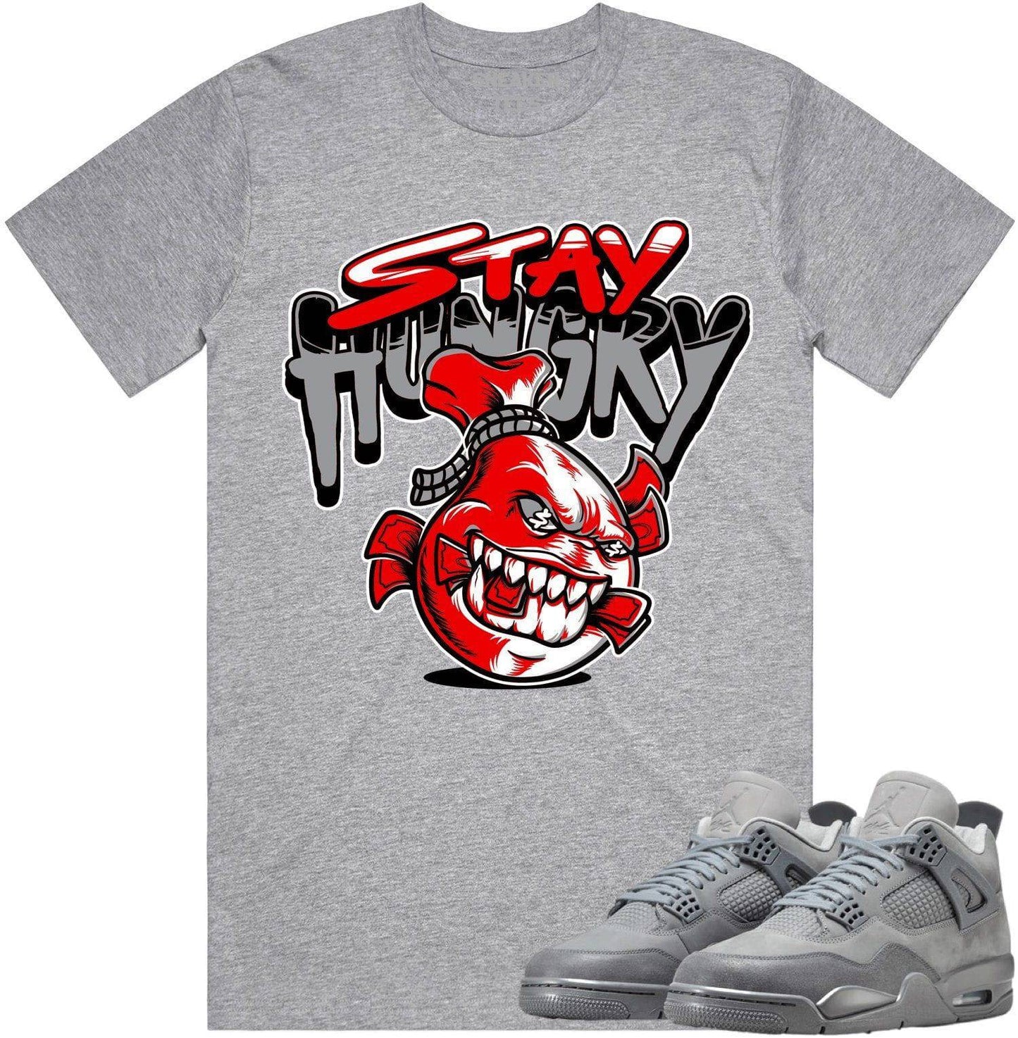 Wet Cement Paris 4s Shirts - Wet Cement 4s Sneaker Tees - Stay Hungry