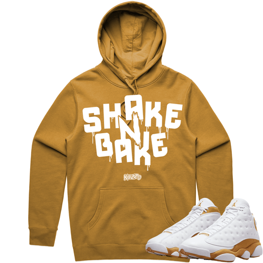 Wheat 13s Hoodie - Jordan 13 Wheat Hoodies - Shake N Bake