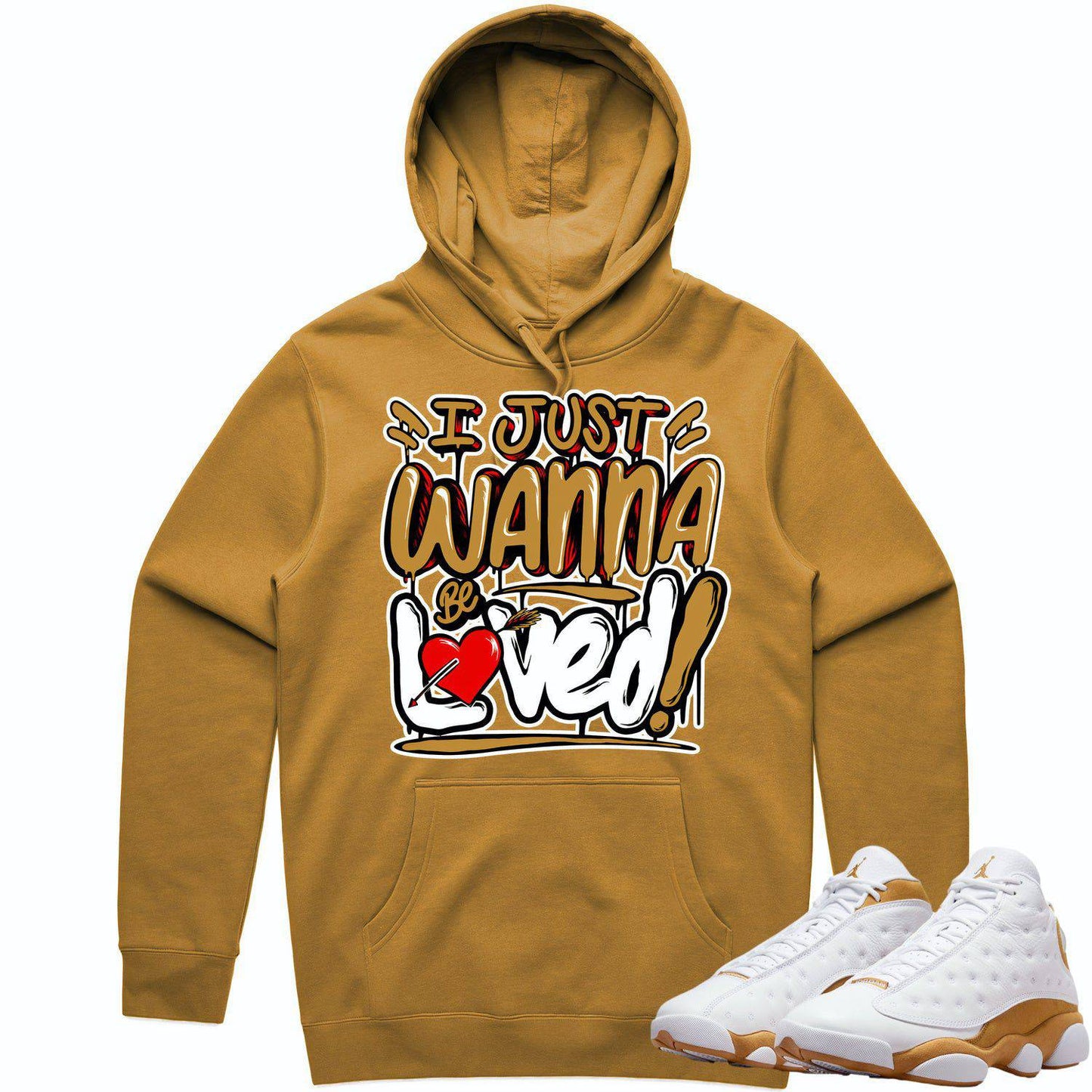 Wheat 13s Hoodie - Jordan Retro 13 Wheat Hoodie - Wheat Loved