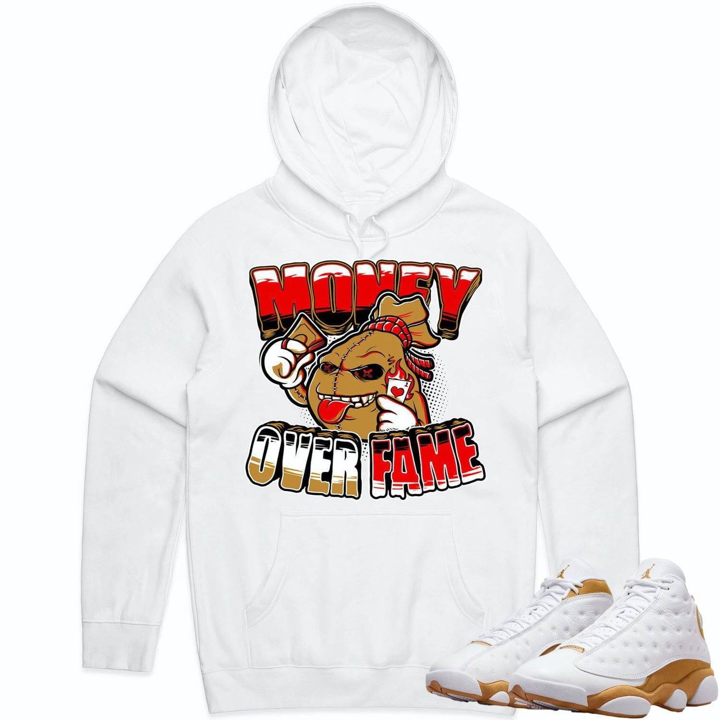 Wheat 13s Hoodie - Jordan Retro 13 Wheat Hoodie - Wheat Money Fame