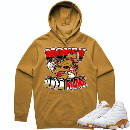 Wheat 13s Hoodie - Jordan Retro 13 Wheat Hoodie - Wheat Money Fame