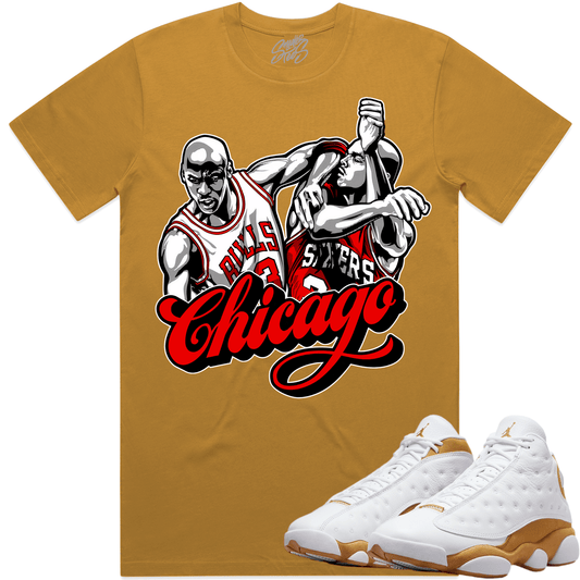 Wheat 13s Shirt - Jordan 13 Wheat Shirts - Chicago