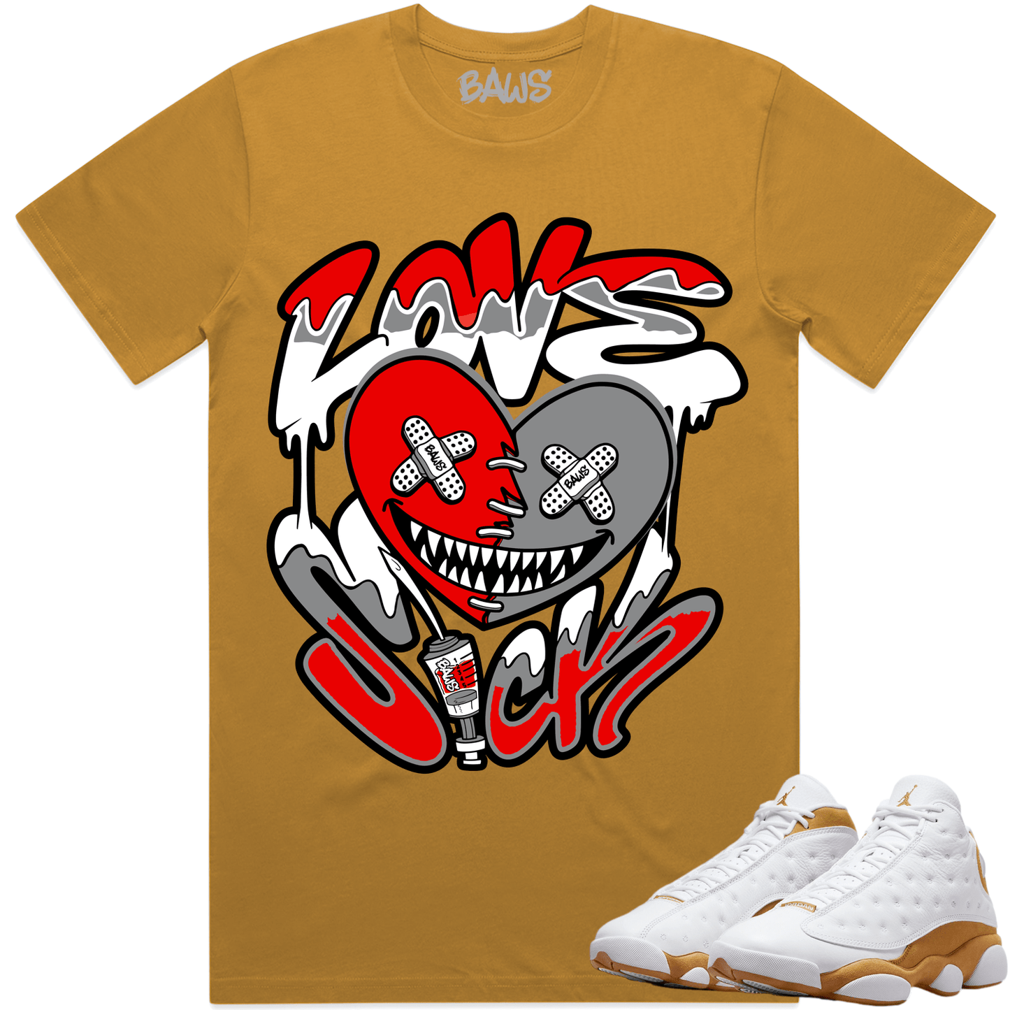 Wheat 13s Shirt - Jordan 13 Wheat Shirts - Love Sick