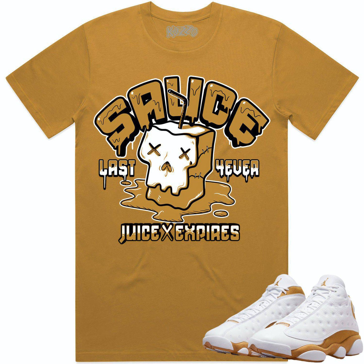 Wheat 13s Shirt - Jordan Retro 13 Wheat Shirts - Wheat Sauce