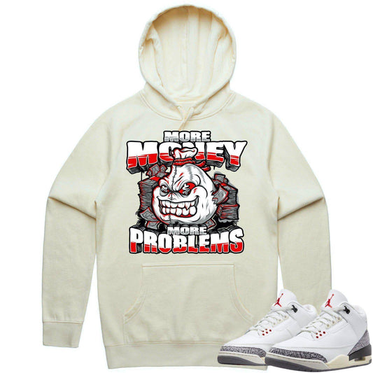 White Cement 3s Hoodie - Jordan 3 Reimagined 3s Hoodie - More Money