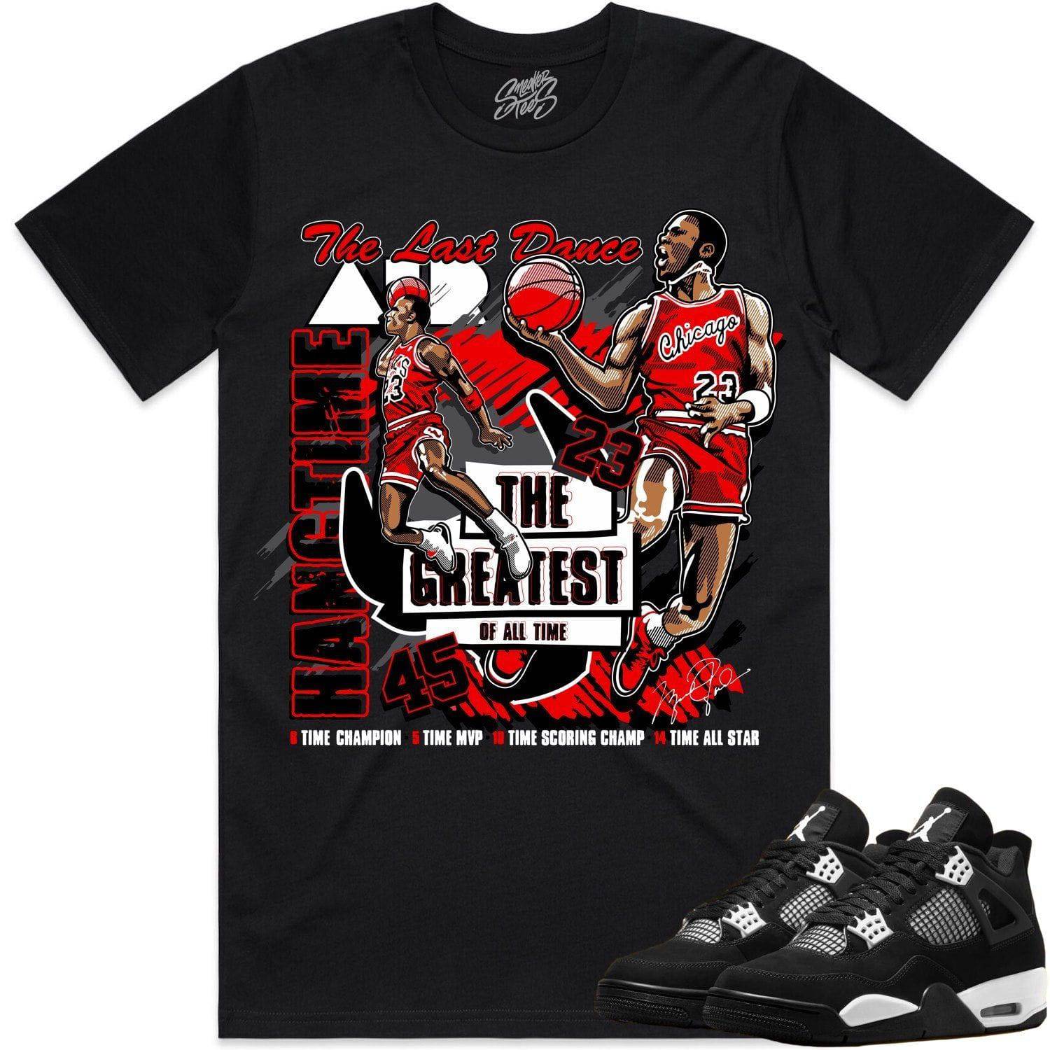 White Thunder 4s Shirt - Jordan 4 White Thunder Shirts - Hangtime