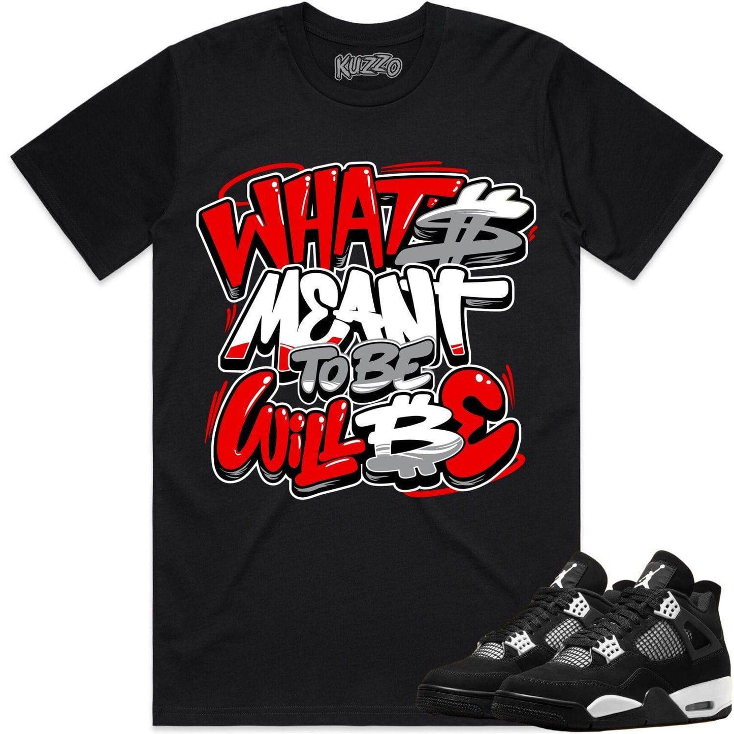 White Thunder 4s Shirt - Jordan 4 White Thunder Shirts - Meant to Be