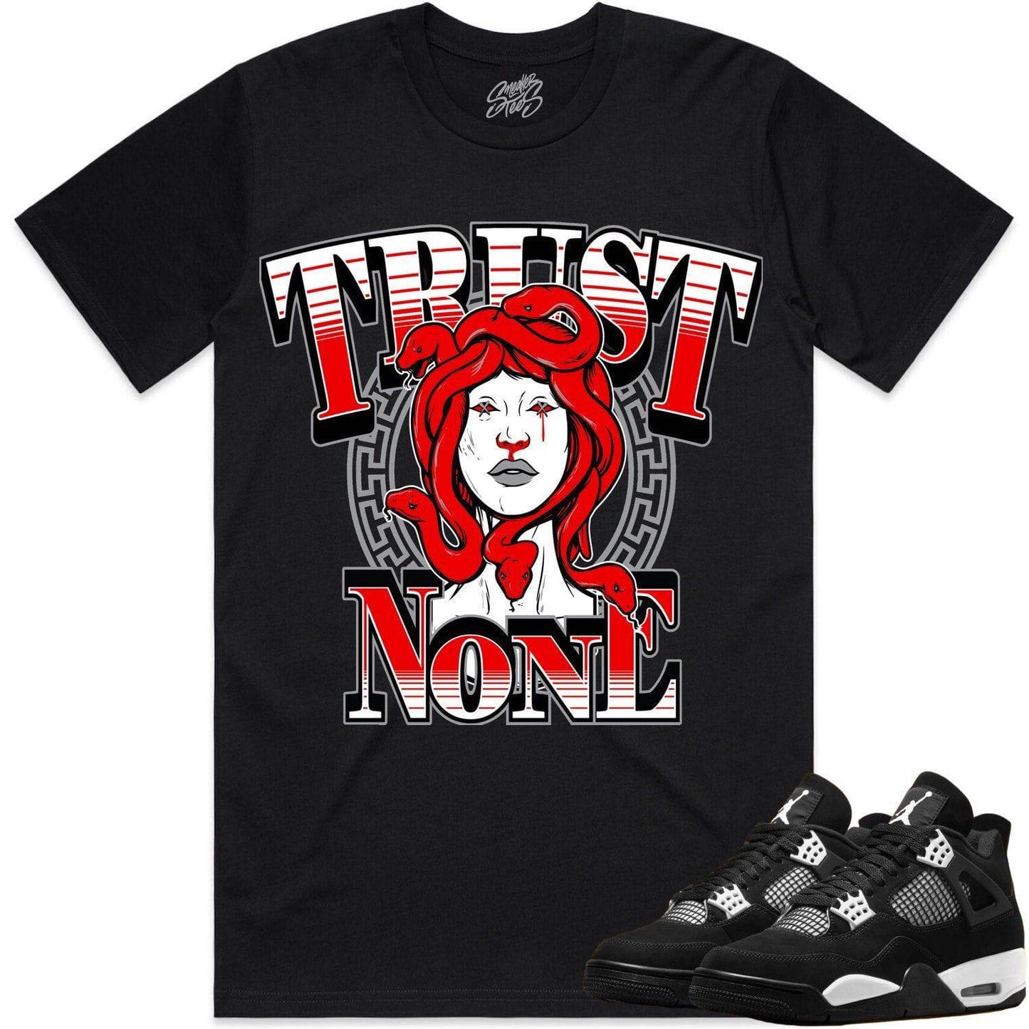 White Thunder 4s Shirt - Jordan 4 White Thunder Shirts - Trust No One