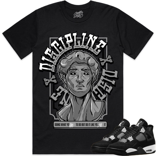 White Thunder 4s Sneaker Tees - Shirt to Match - Discipline