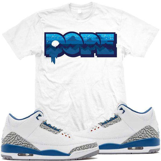 Wizard 3s Shirts to Match - Jordan Retro 3 Sneaker Tees - Dope Sky