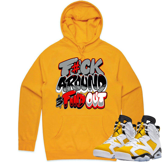 Yellow Ochre 6s Hoodie - Jordan 6 Ochre Hoodie - F#CK