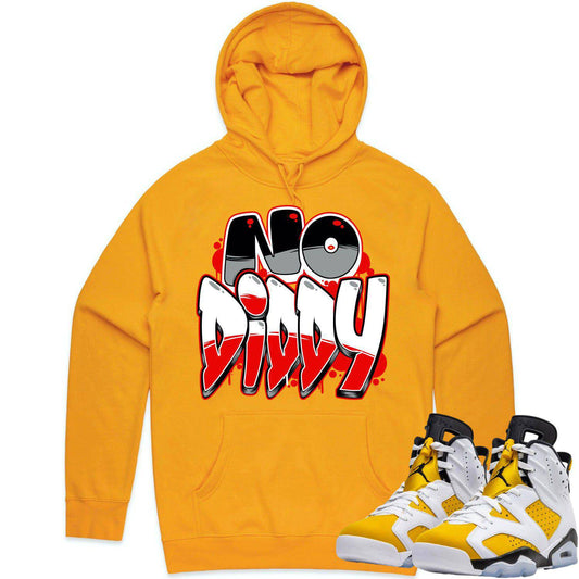 Yellow Ochre 6s Hoodie - Jordan 6 Ochre Hoodie - NoDiddy