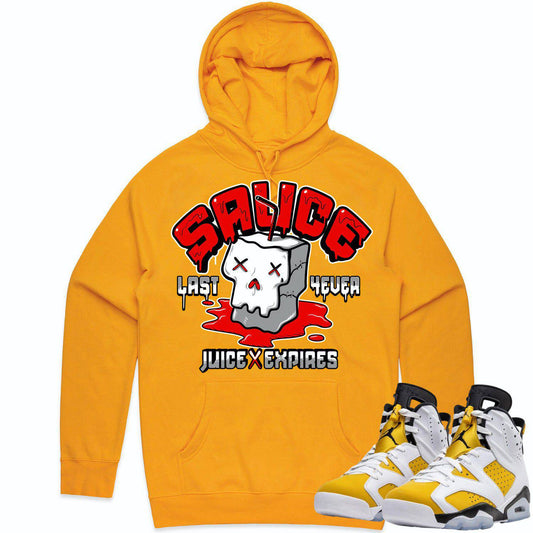 Yellow Ochre 6s Hoodie - Jordan 6 Ochre Hoodie - Red Sauce