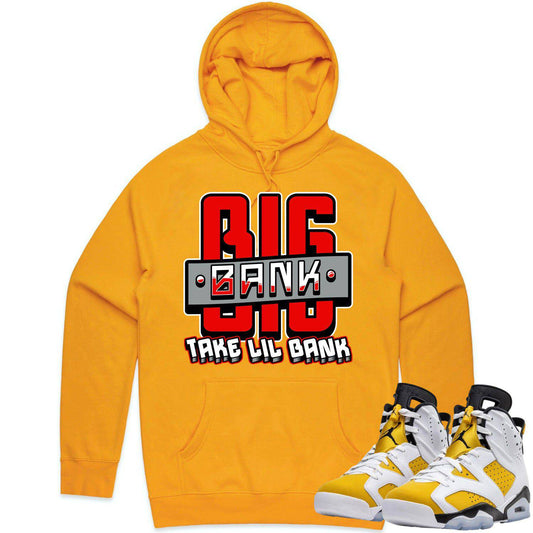 Yellow Ochre 6s Hoodie - Jordan 6 Ochre Yellow Hoodie - Red Big Bank