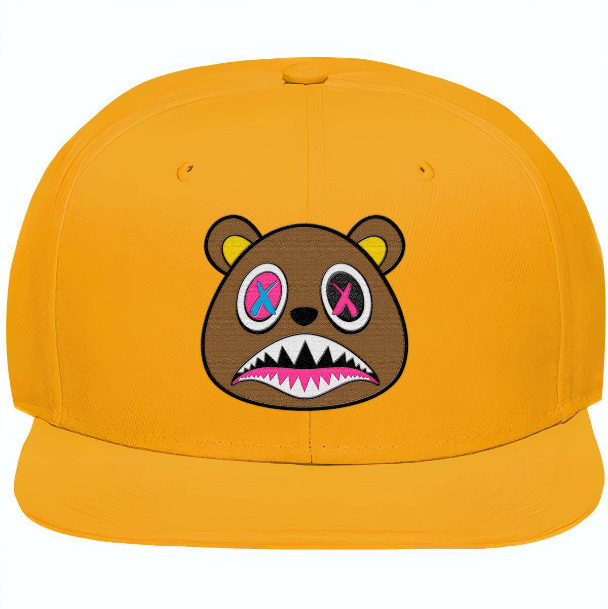 Yellow Ochre 6s Snapback Hat - Jordan 6 Ochre 6s Hats - Crazy Baws