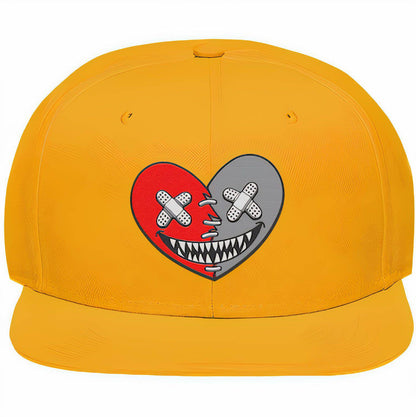 Yellow Ochre 6s Snapback Hat - Jordan 6 Ochre 6s Hats - Heart Baws